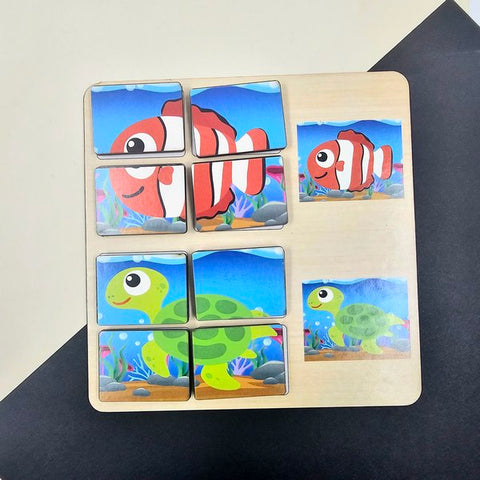 Extrokids Wooden Velcro Matching Puzzles - EKW0266
