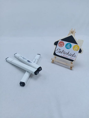 Extrokids Twin Marker Pen Black  - EKC1101