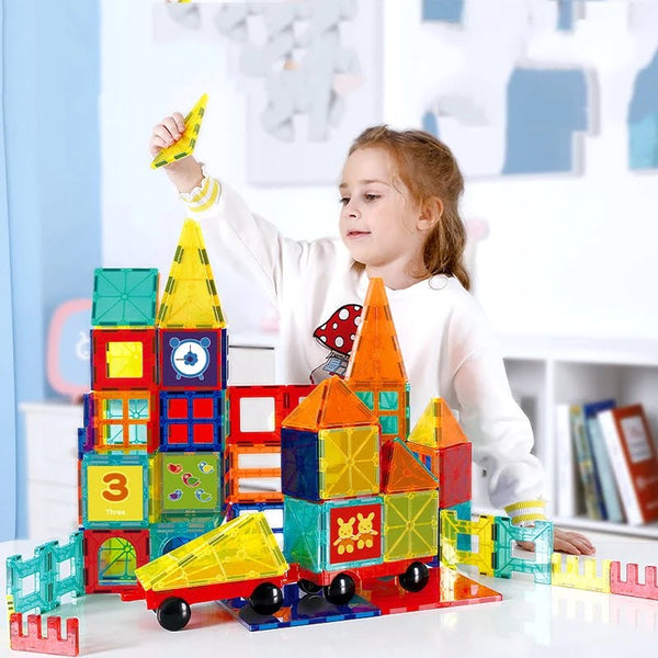Magnetic Building Blocks - Magnatiles - 82 Pcs - EKT1265