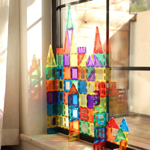 Magnetic Building Blocks - Magnatiles - 82 Pcs - EKT1265
