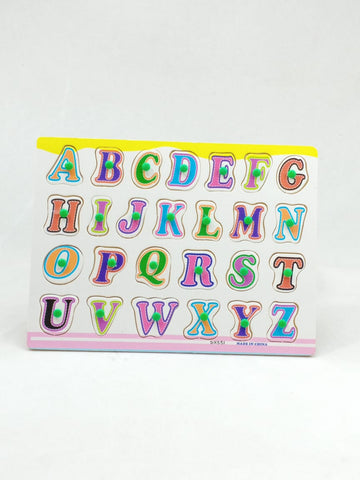 Wooden Peg Boards - Bold ABC - EKT0053