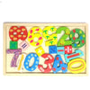 Wooden Chunky Numbers with tray - EKT0112