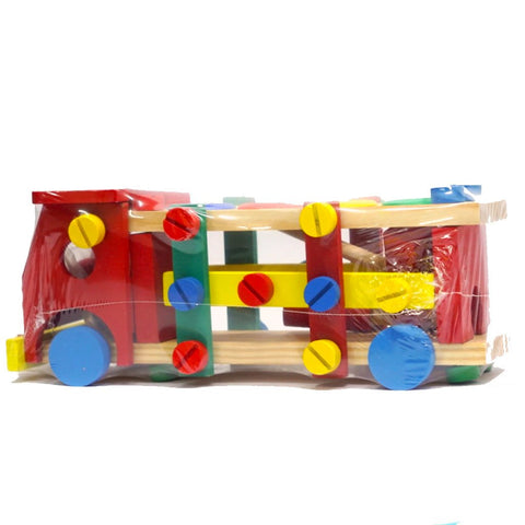 Wooden Mechanic Car Kit Cum Hammer Toy - EKT0111