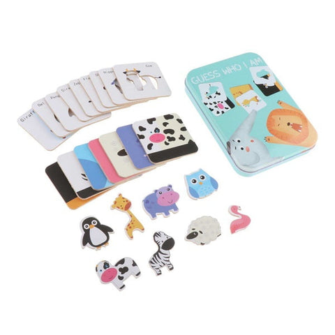 Extrokids Kids Learning Flash Cards Insect  Animal   Toy Puzzle Shape Maching Card - EKT1956
