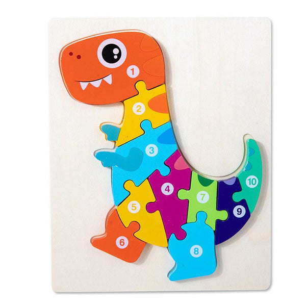 Wooden Dinosaur Puzzle - EKT2192