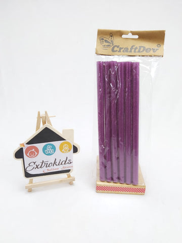 Glitter Glue Sticks - PURPLE - 6 in 1 - EKC0709