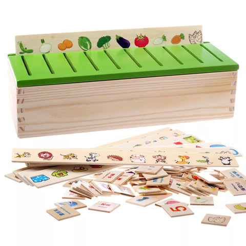 Wooden Knowledge Box – Multi-Theme Learning Toy for Kids