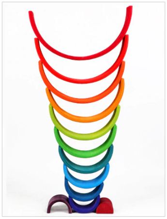 Rainbow Stackers - 12 Pcs - EKT1487