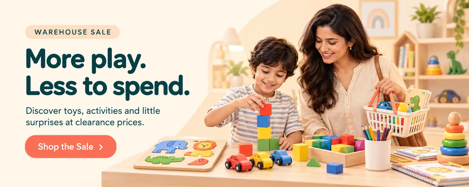 WAREHOUSE SALE. More play. Less to spend. Discover toys, activities and little surprises at clearance prices.